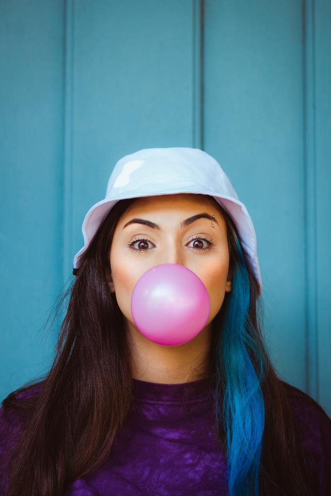 Blowing Bubbles with Xylitol BubbleGum