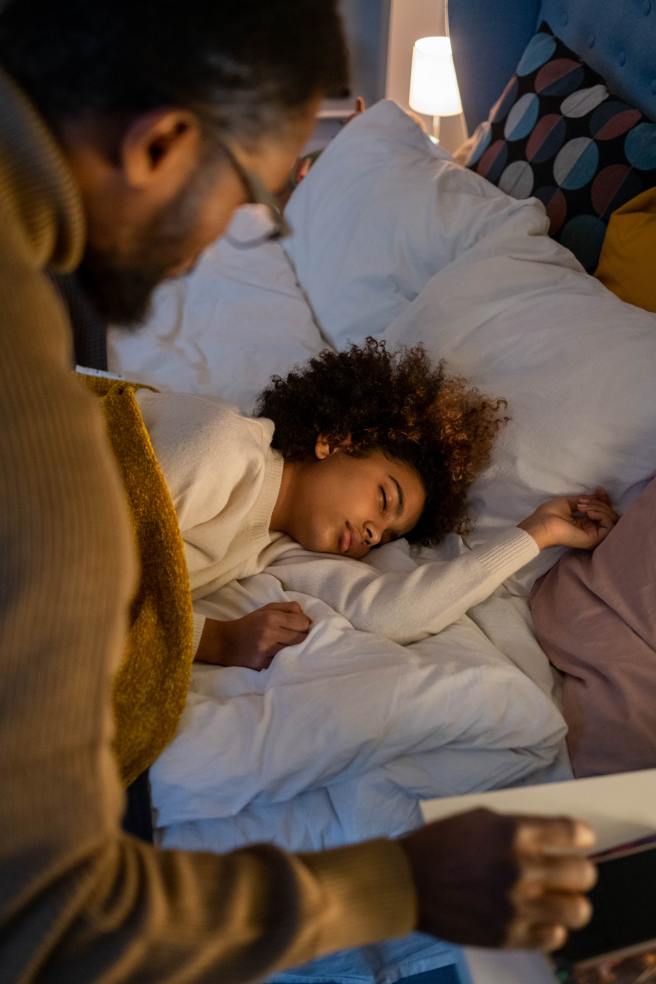 Checking To See Why My Son is Grinding His Teeth