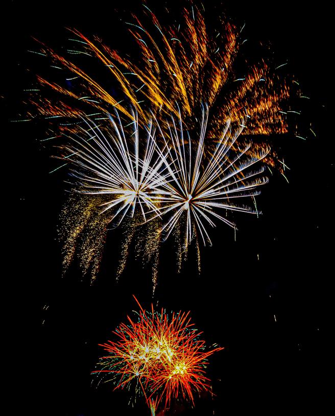 Celebrating Watching Fireworks