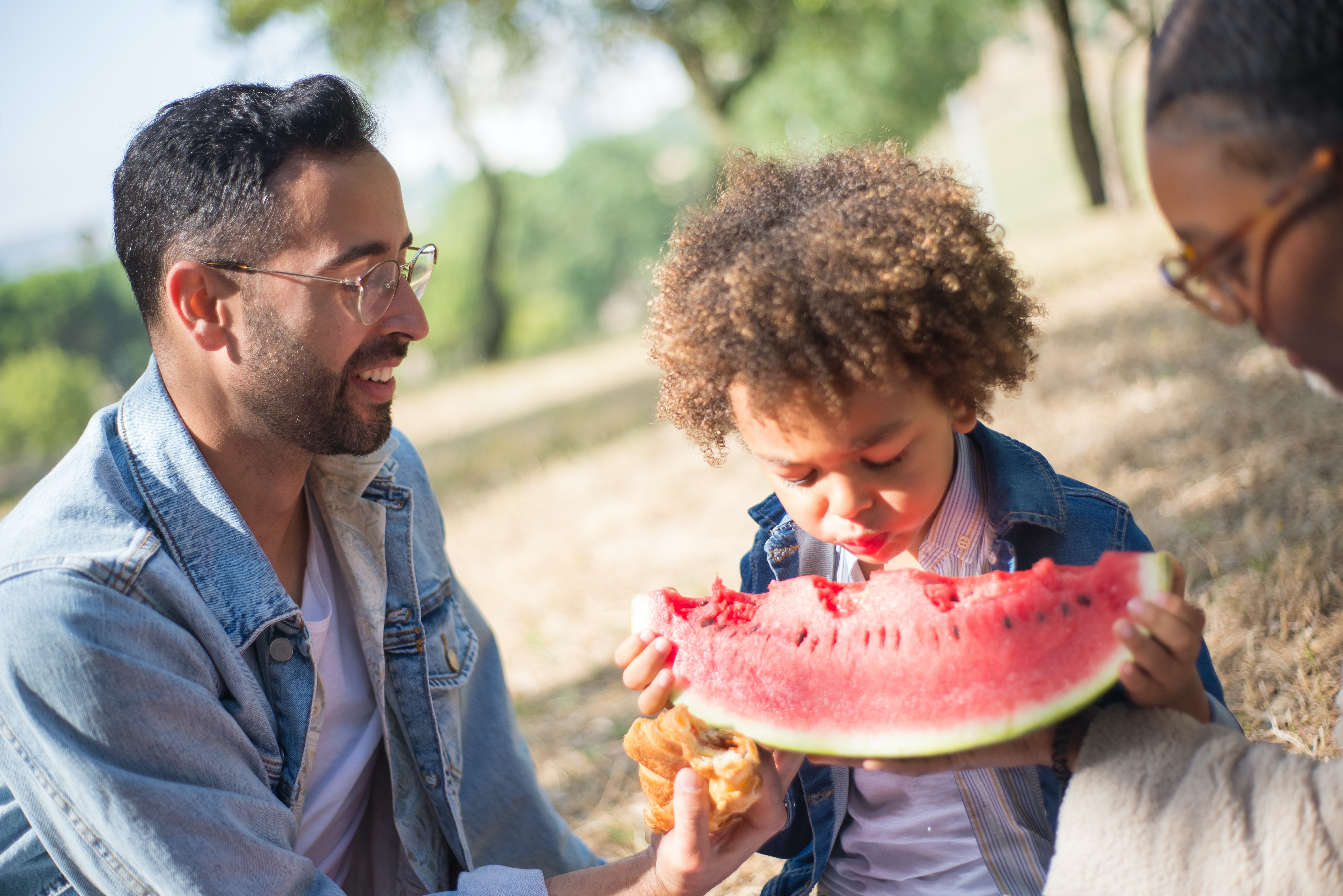 Eating Watermelon On Our Road Trip