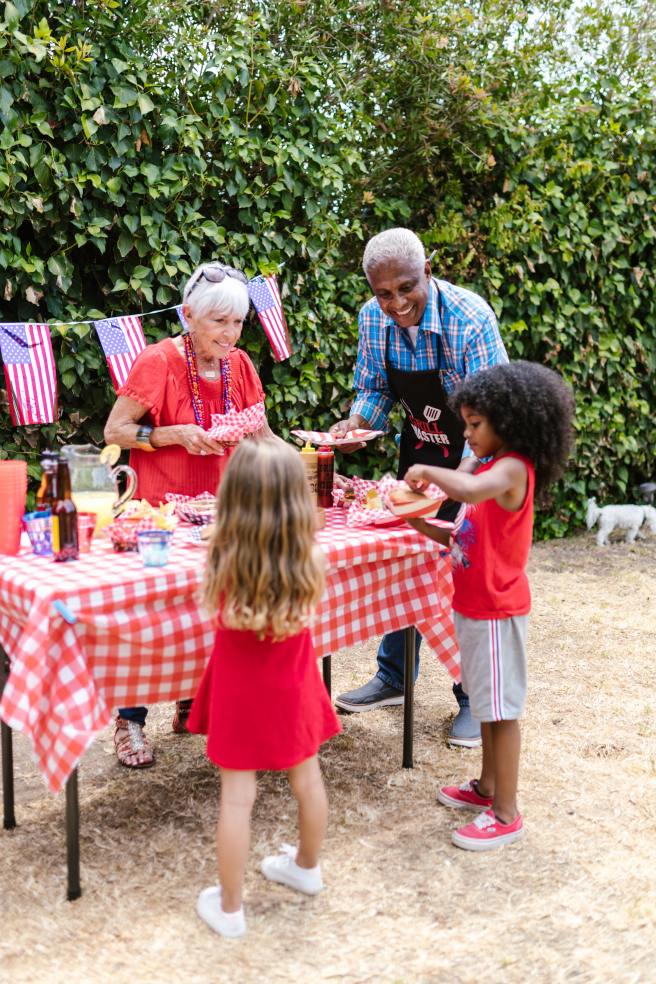 Picnics Are More Fun With Grandma And Grandpa