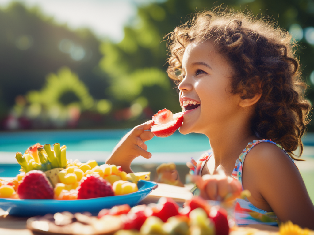 Lunching With My Favorite Summer Foods Poolside