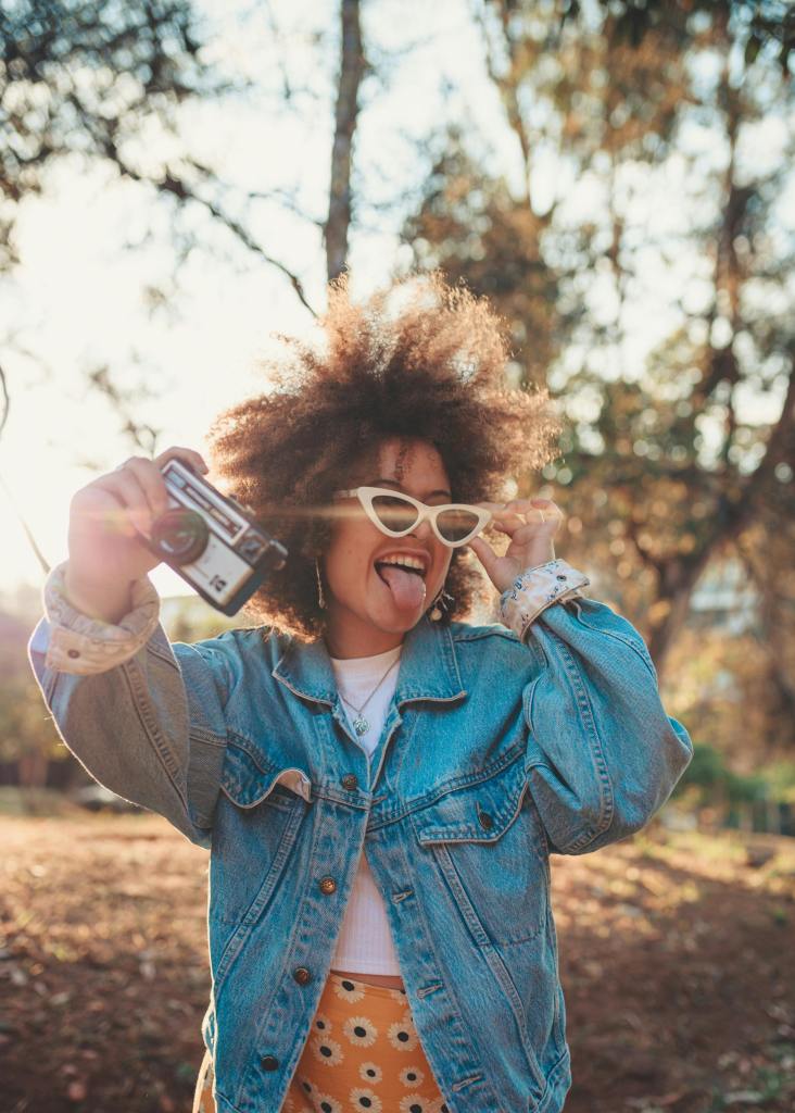 Taking A Selfie To Show Off My Special Tongue