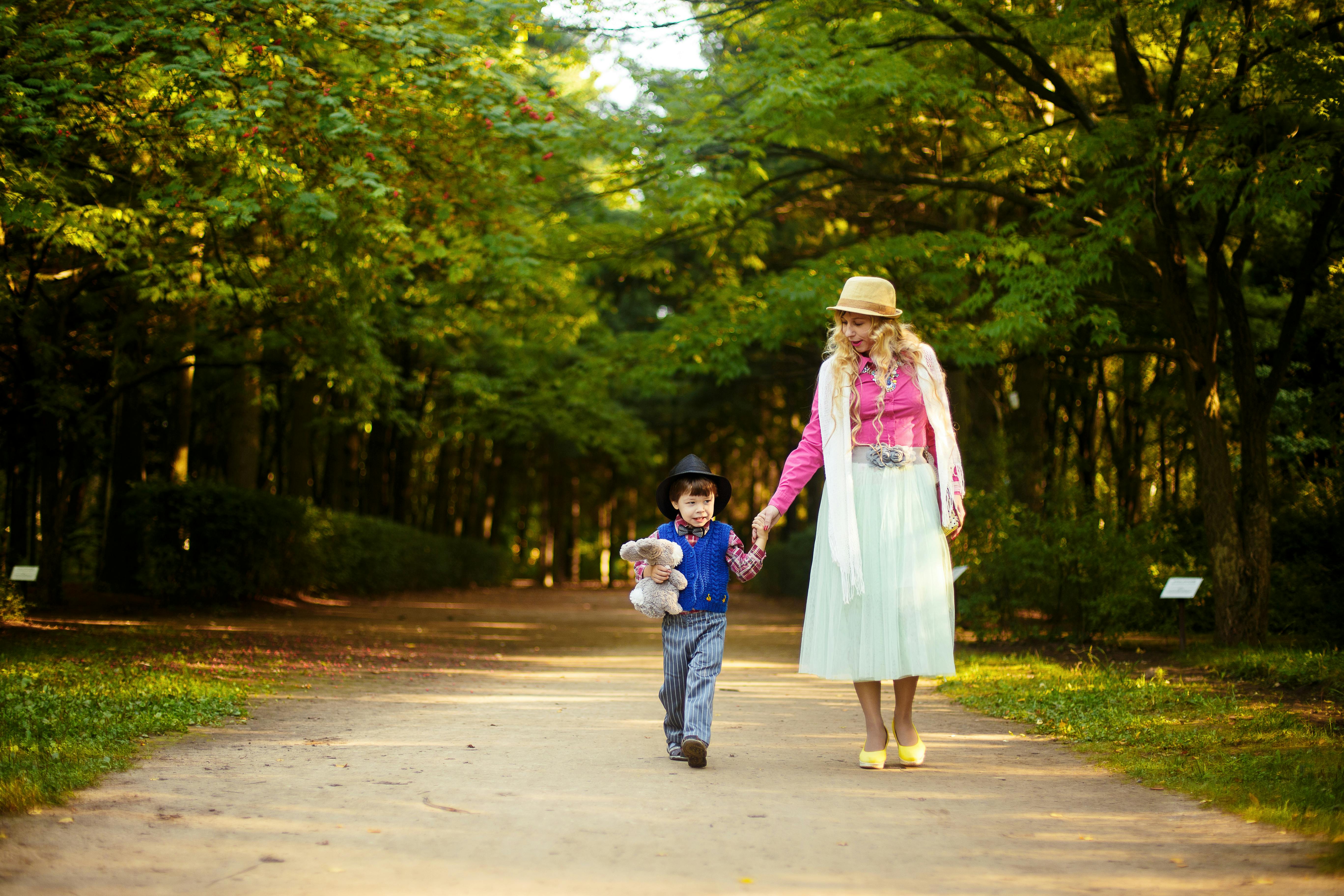 Mommy And Me Taking Our Mother's Day Walk