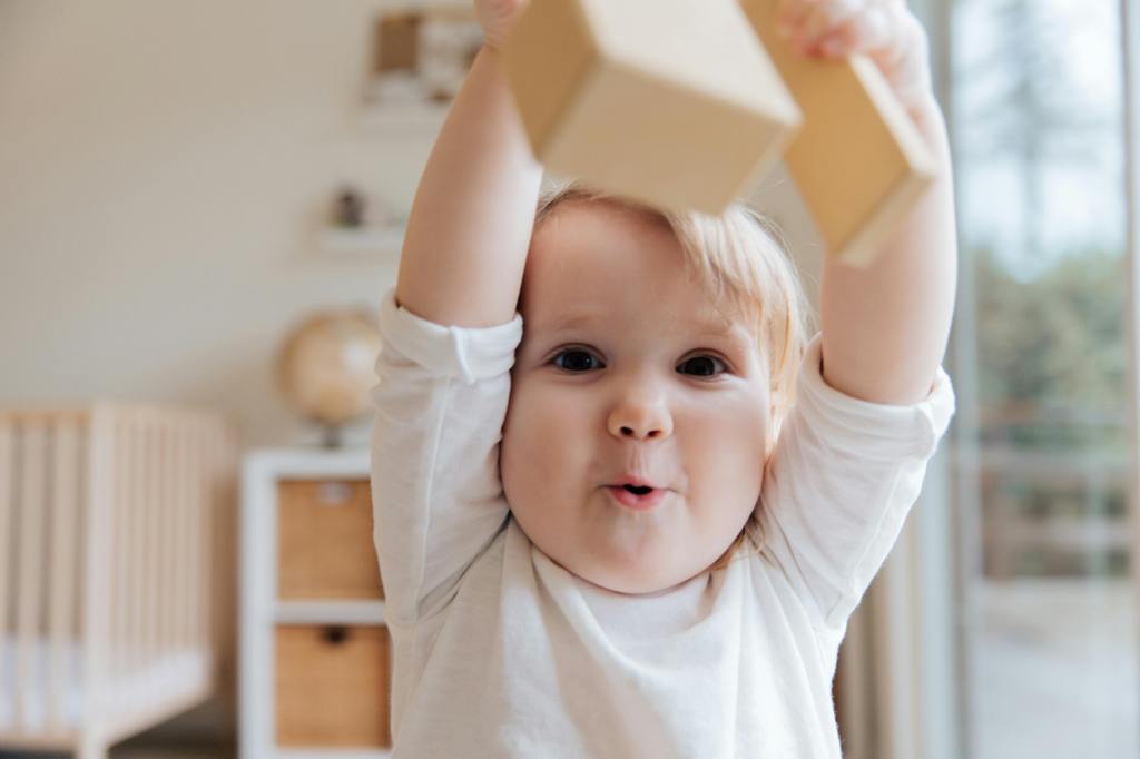 I Love Playing With Blocks After Mommy Brushes My Teeth