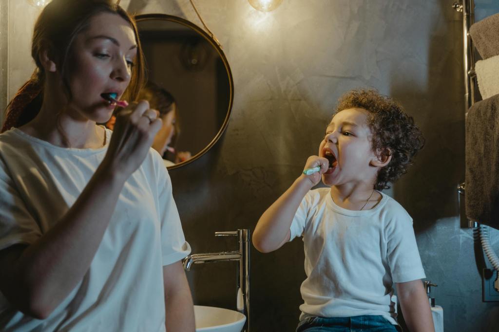 Brushing My Teeth Just Like Mommy