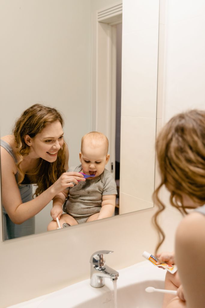 Mommy's Brushing My Teeth