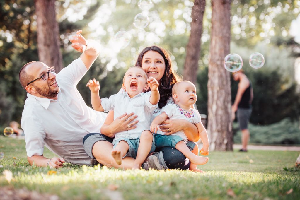 Blowing Bubbles Makes Us Smile